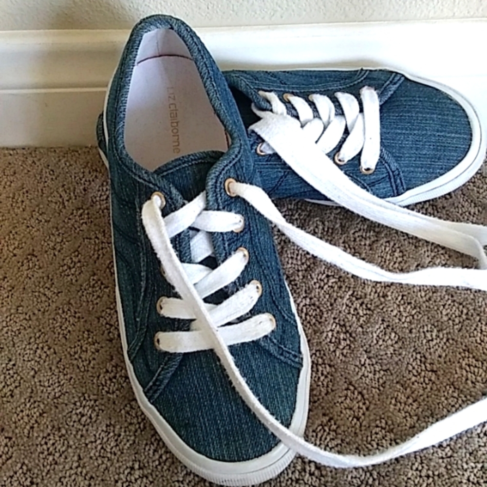 Liz Claiborne Denim Sneakers - Picture 6 of 8
